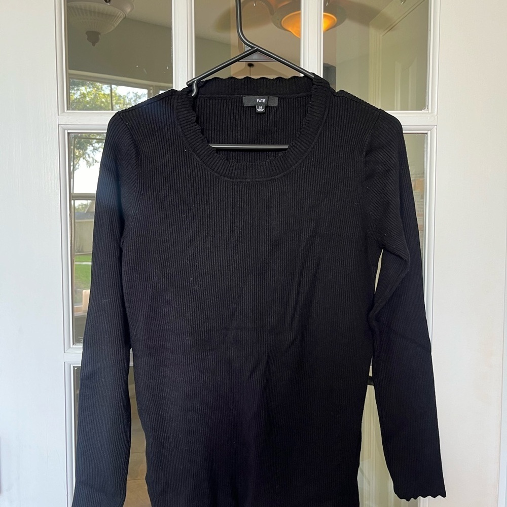 Ribbed Long Sleeve Sweater